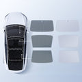 Summer Comfort Pack: Roof & Windshield Shades for Model 3 Highland