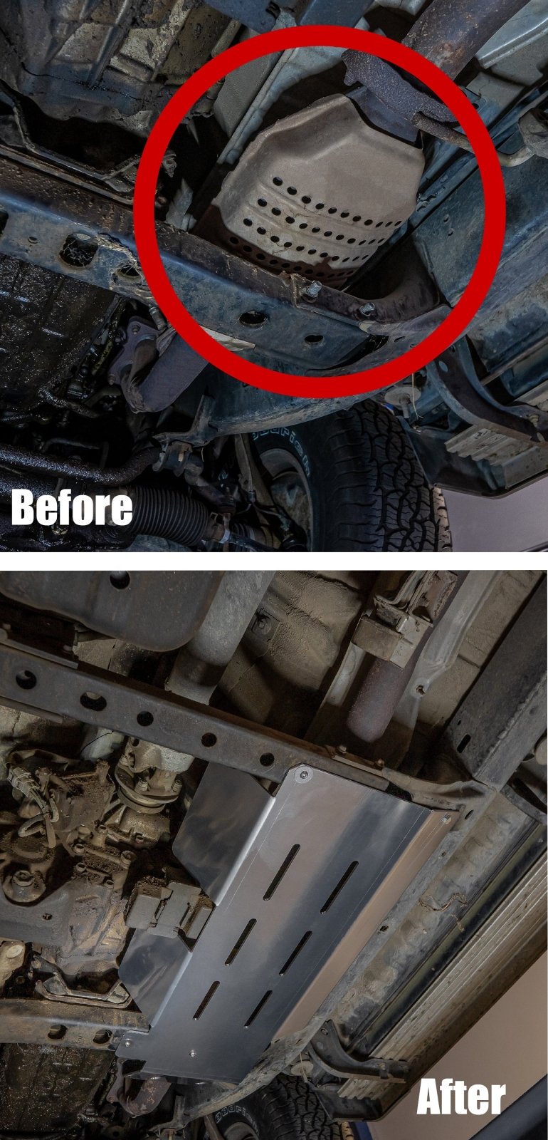 Toyota 4Runner (1996-2002) 3.4L V6 (select drivetrain/engine size) Catalytic Converter Guard