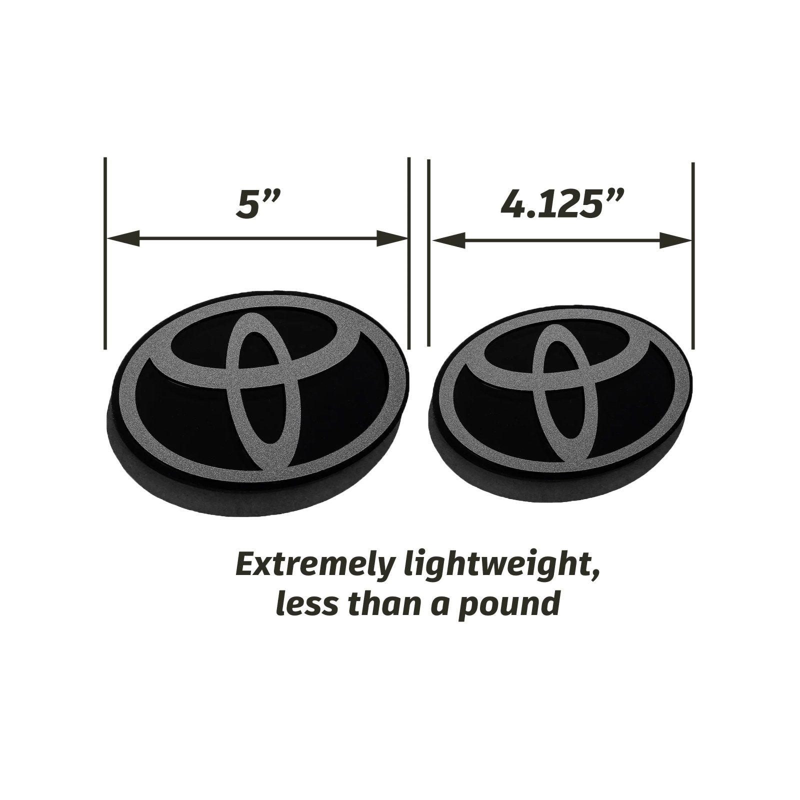 Toyota Camry (2025+) Bumper Raised Emblems (Pair)
