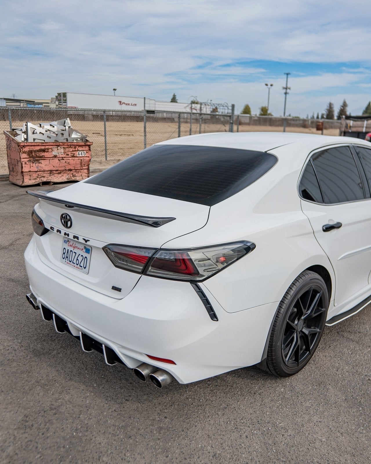 Toyota Camry (2018-2024) SE / XSE HDPE Rear Diffuser + Spats