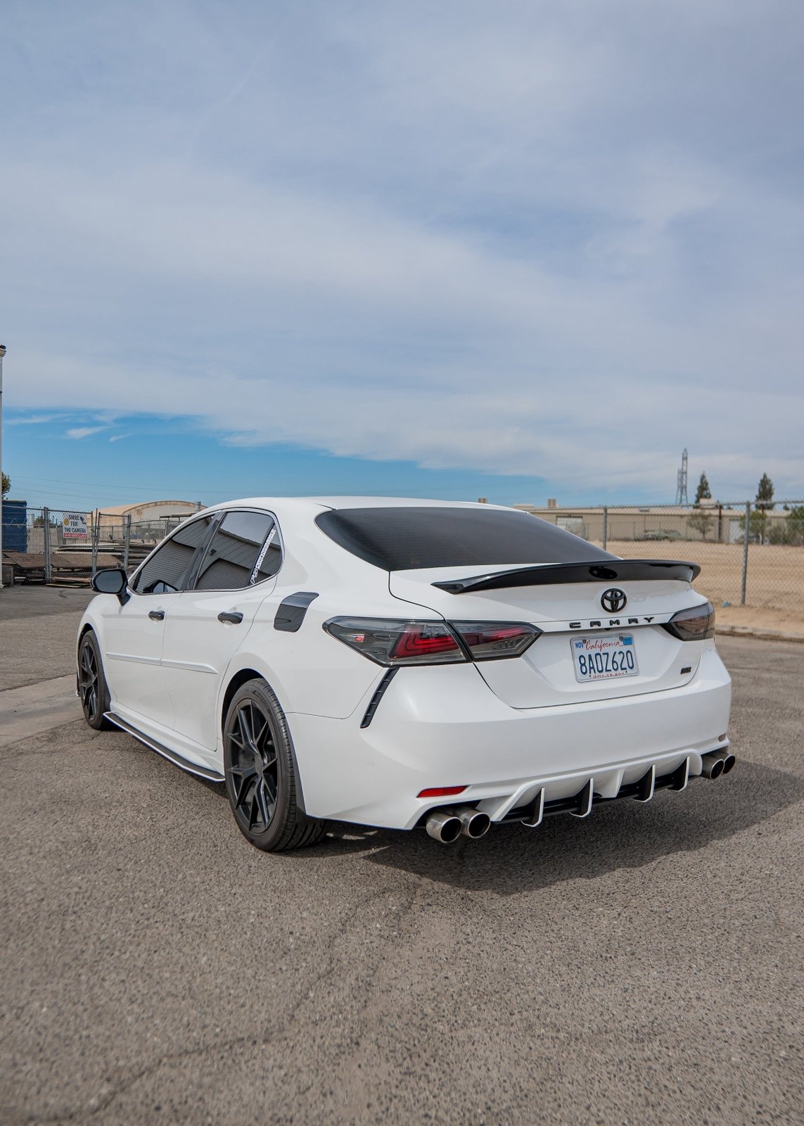 Toyota Camry (2018-2024) SE / XSE HDPE Rear Diffuser + Spats