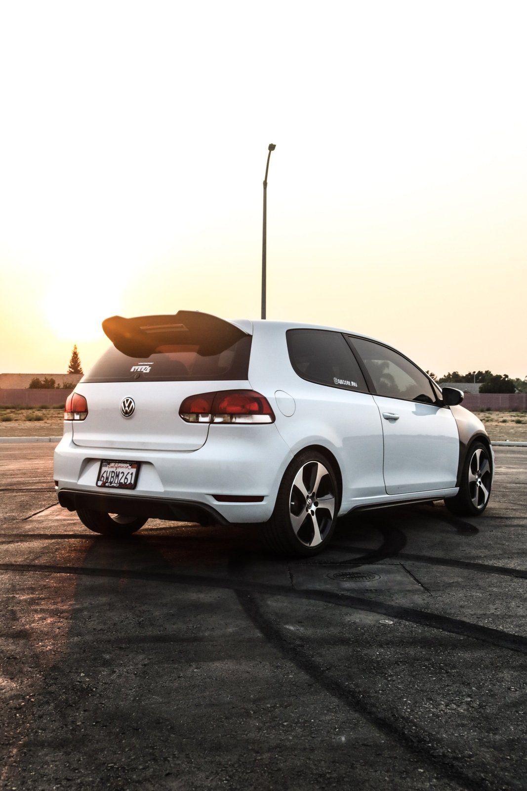 Volkswagen MK6 (2010-2014) Golf GTI / R Aluminum Rear Spoiler Extension V3