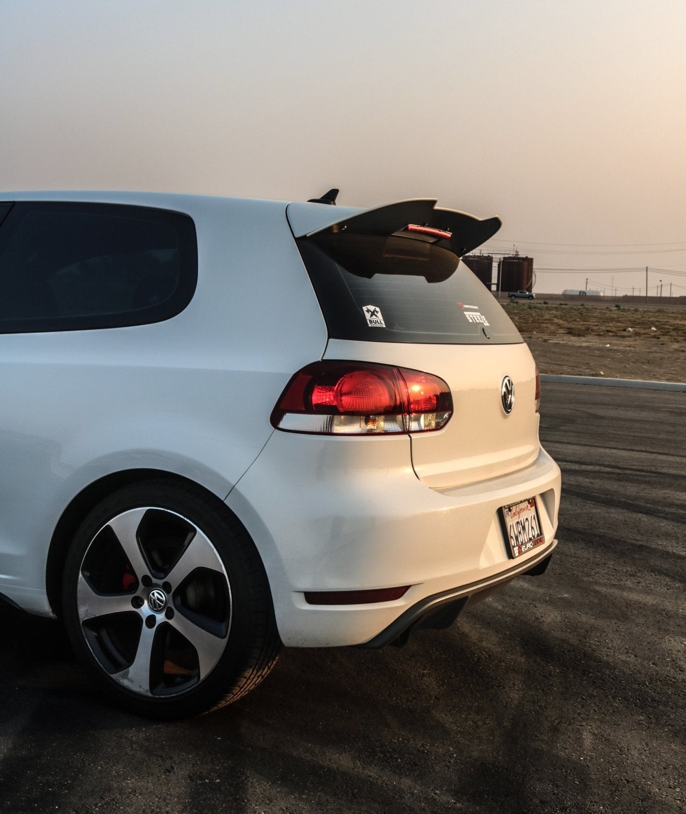 Volkswagen MK6 (2010-2014) Golf GTI / R Aluminum Rear Spoiler Extension V3