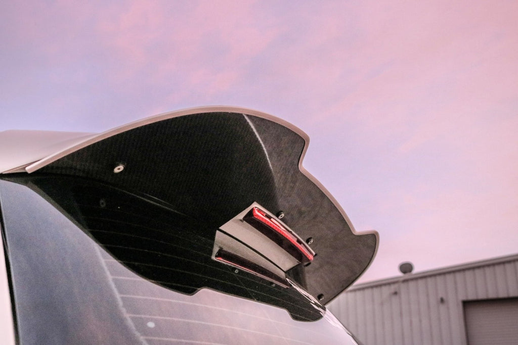 Volkswagen MK6 (2010-2014) Golf GTI / R Rear Spoiler Extension V3 CARBON FIBER EDITION