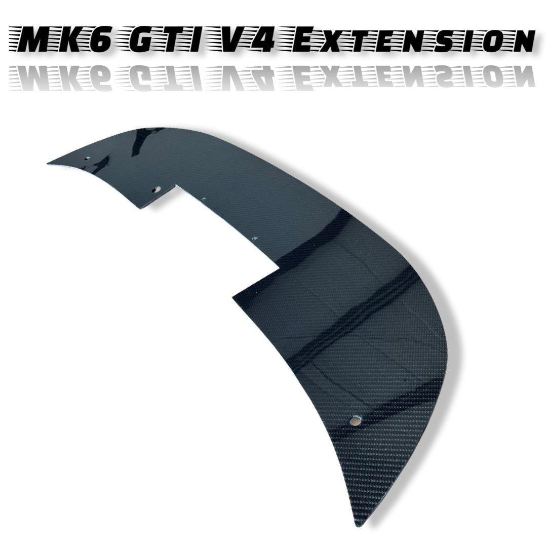 Volkswagen MK6 (2010-2014) Golf GTI / R Rear Spoiler Extension V4