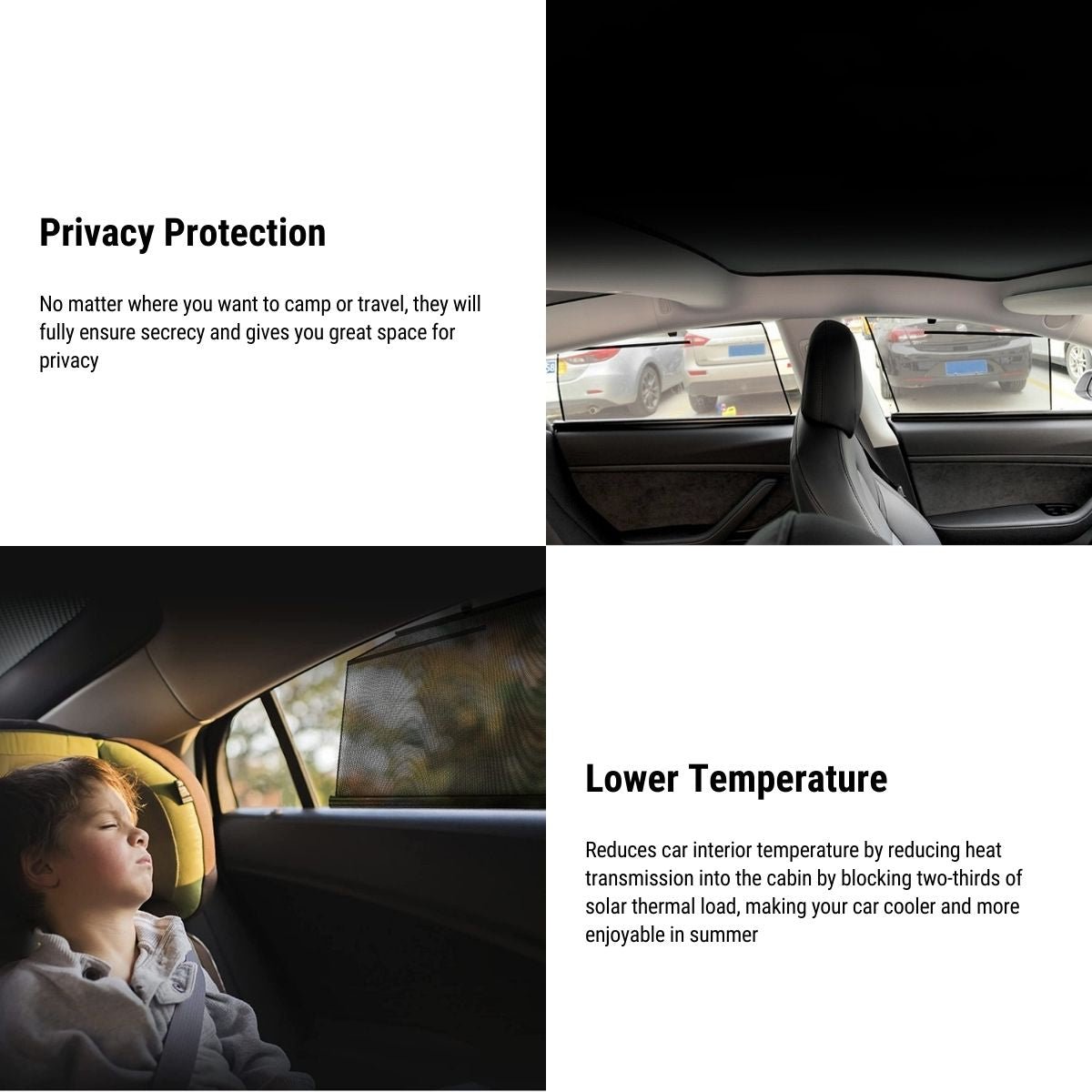 Window Sunshade for Tesla Model X