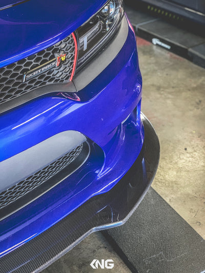 2015 - 2023 Dodge Charger GT, Scatpack, Hellcat: Carbon Fiber Front Splitter