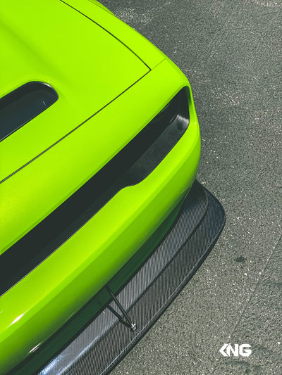 2018 - 2023 Dodge Challenger Widebody Scatpack, Hellcat, Redeye, Demon: Carbon Fiber Splitter