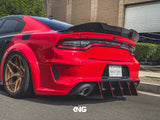 2020 - 2023 Dodge Charger Widebody: V2 Slant-Out Design Diffuser