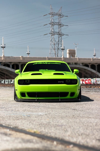 2018 - 2023 Dodge Challenger Widebody Scatpack, Hellcat, Redeye, Demon: Carbon Fiber Splitter