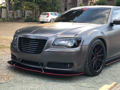 2010 - 2014 Chrysler 300: V2 Custom Cut Design Splitter