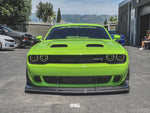 2018 - 2023 Dodge Challenger Widebody Scatpack, Hellcat, Redeye, Demon: Carbon Fiber Splitter