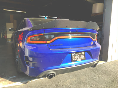 2015 - 2023 REG BODY "SRT" Wing and Scatpack Widebody: Duckbill Carbon Fiber Wickerbill