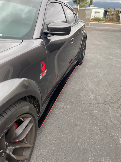 2020 - 2023 Dodge Charger Widebody: 180 Style Side Skirts