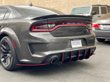 2020 - 2023 Dodge Charger Widebody: V2 Honey Comb Design Diffuser