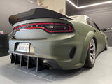 2020 - 2023 Dodge Charger Widebody: V2 Straight Design Diffuser