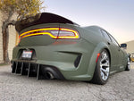 2020 - 2023 Dodge Charger Widebody: V2 Straight Design Diffuser