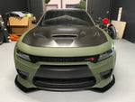 2020 - 2023 Dodge Charger Widebody: V2 2 Piece Front Splitter