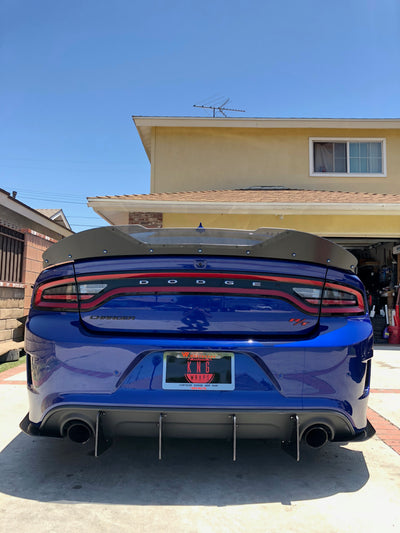 2015 - 2023 Dodge Charger GT, Scatpack, Hellcat: Individual Fins