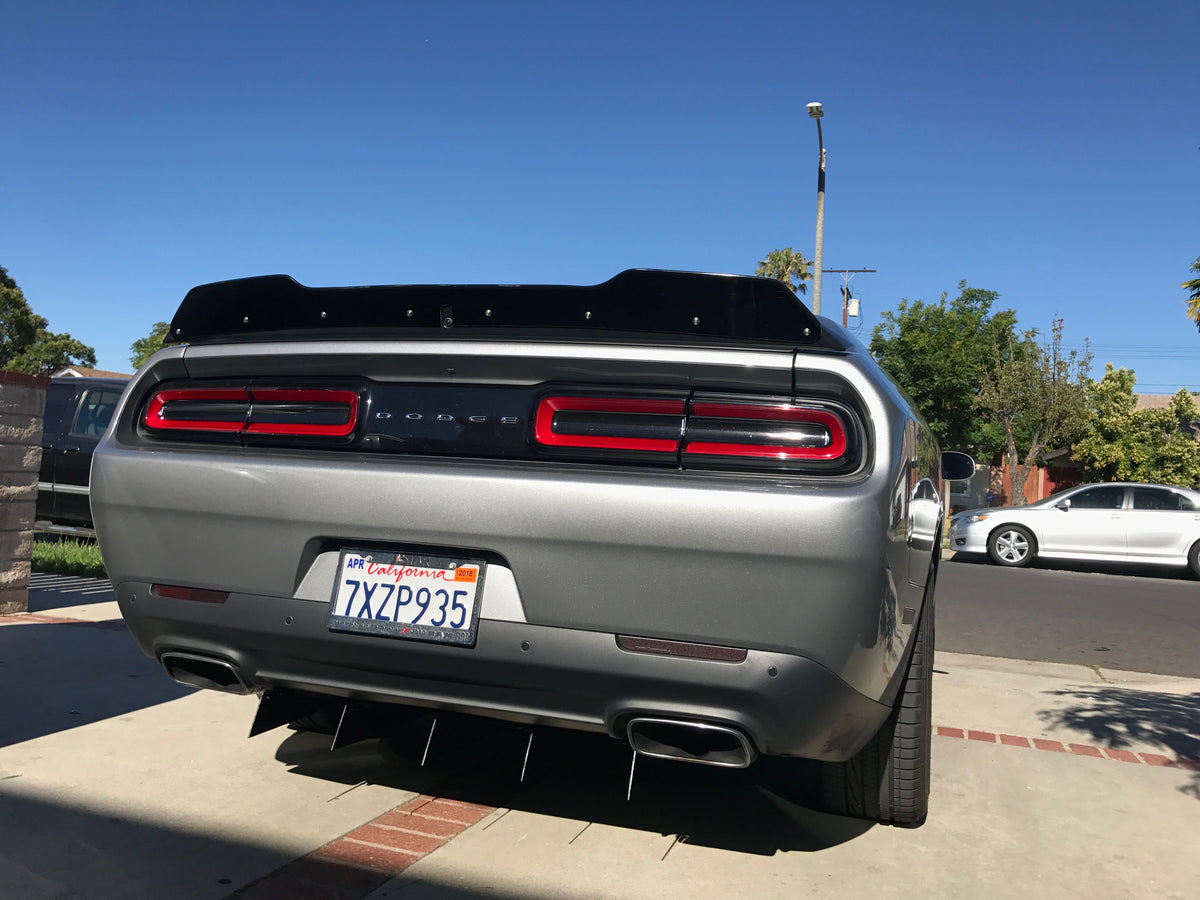 2008 - 2023 Dodge Challenger: Small Diffuser – KNG Motorsports