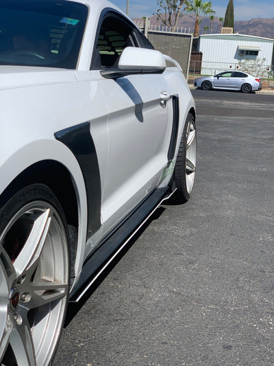 2015 - 2023 Ford Mustang: 180 Style Side Skirts