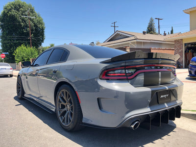 2011 - 2023 Dodge Charger: Reg Straight Style Side Skirts