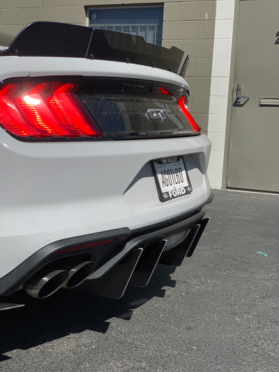 2018 - 2023 Ford Mustang GT: V2 Slant-In Design Diffuser