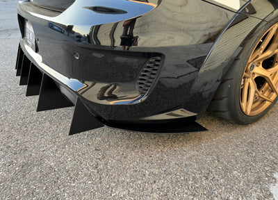 2020 - 2023 Dodge Charger Widebody: V2 Slant-Out Design Diffuser