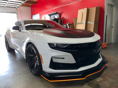 2019 - 2023 Chevrolet Camaro SS 1LE: Rodless Design Splitter