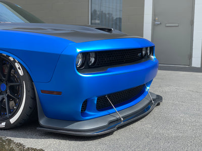 2011 - 2023 Challenger 392 Scatpack Hellcat: Carbon Fiber Splitter
