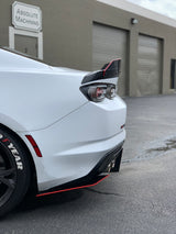 2016+ Camaro RS-SS Quad Tip Valence: Flat Ends Diffuser
