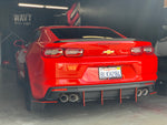 2019+ Chevrolet Camaro Dual Exhaust: New Design V2 3 Piece Diffuser