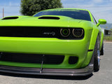 2018 - 2023 Dodge Challenger Widebody Scatpack, Hellcat, Redeye, Demon: Carbon Fiber Splitter