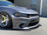 2015 - 2023 Shirokai Dodge Charger: Carbon Fiber Front Splitter