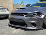 2015 - 2023 Shirokai Dodge Charger: Carbon Fiber Front Splitter