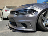 2015 - 2023 Shirokai Dodge Charger: Carbon Fiber Front Splitter