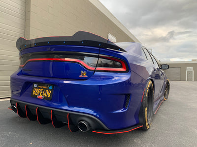 2015 - 2023 Dodge Charger GT, Scatpack, Hellcat: V2 Honey Comb Design Diffuser