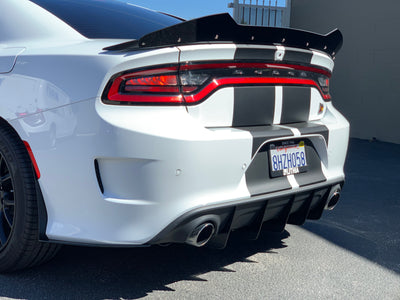 2015 - 2023 Dodge Charger GT, Scatpack, Hellcat: Medium Size Mudguards for Rear Spats