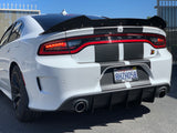 2015 - 2023 Dodge Charger GT, Scatpack, Hellcat: Medium Size Mudguards for Rear Spats