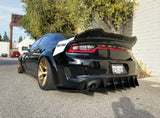 2020-23 Widebody Charger New Hellcat Spoiler: +1 Tall Sharp X2 Design Wickerbill
