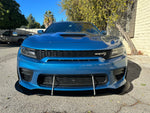 2020 - 2023 Dodge Charger Widebody: Sharp Design Front Splitter