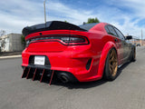 2020 - 2023 Dodge Charger Widebody: V2 Slant-Out Design Diffuser