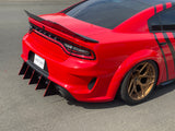 2020 - 2023 Dodge Charger Widebody: V2 Slant-Out Design Diffuser