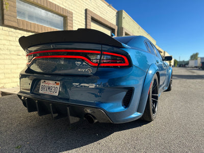 2020 - 2023 Dodge Charger Hellcat Widebody: Round Design Wickerbill
