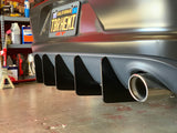 2015+ Charger SE SXT RT Police Valence: V2 Round Design Diffuser