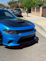 2015-23 GT, Scatpack, Hellcat Charger: Sharp Rodless Design Splitter