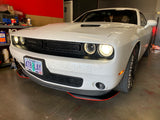 2008 - 2023 Dodge Challenger GT R/T SXT: 2 Piece Front Splitter