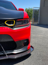 2015-23 GT, Scatpack, Hellcat Charger: V2 Carbon Fiber Winglet Splitter