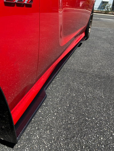 2011 - 2023 Dodge Charger: Carbon Fiber 200 Style Side Skirts