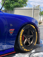 2015-23 GT, Scatpack, Hellcat Charger: Large Size Mudguards for Front Splitter